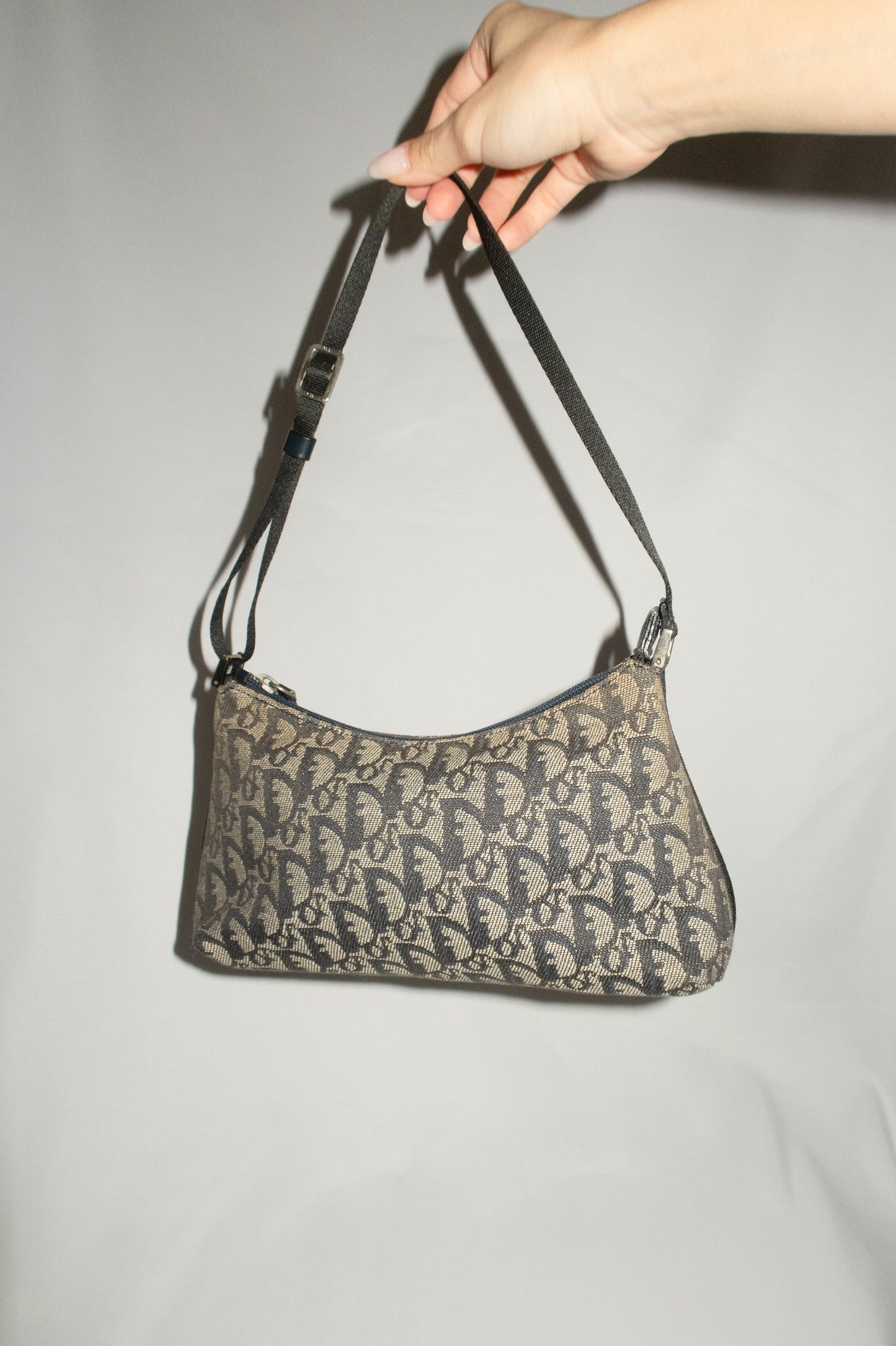 Vintage Dior Trotter Shoulder Bag