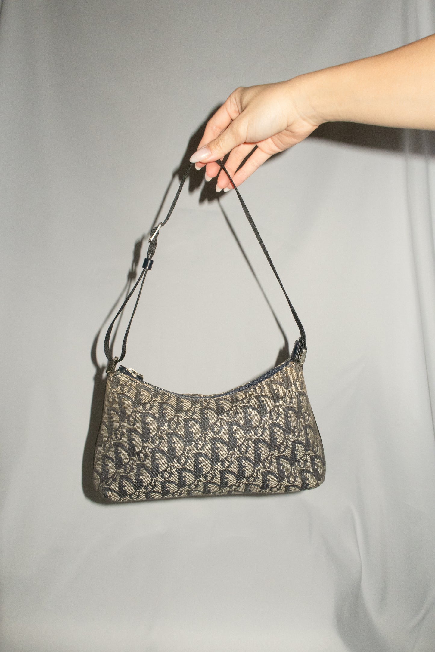 Vintage Dior Trotter Shoulder Bag