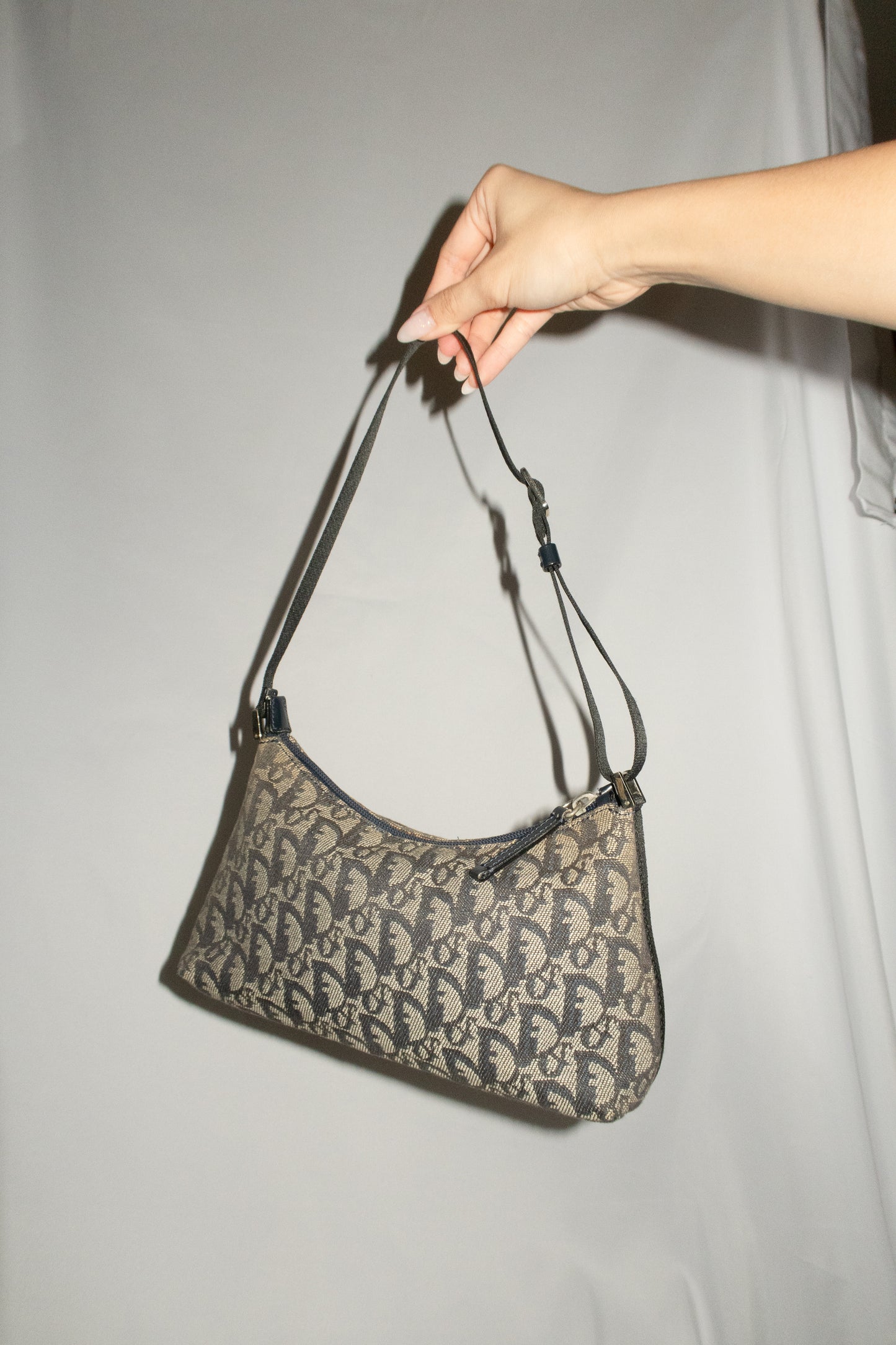 Vintage Dior Trotter Shoulder Bag