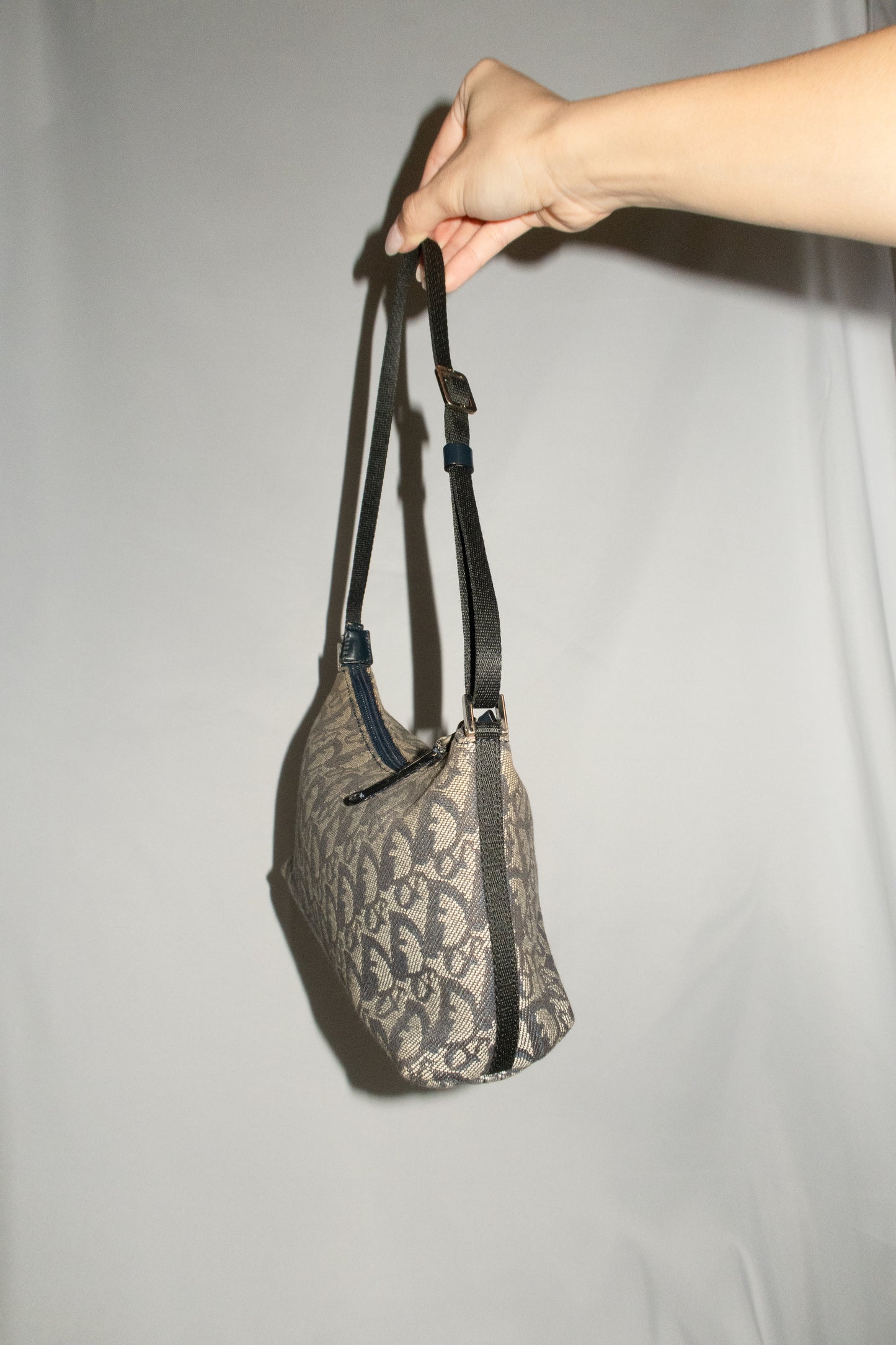 Vintage Dior Trotter Shoulder Bag