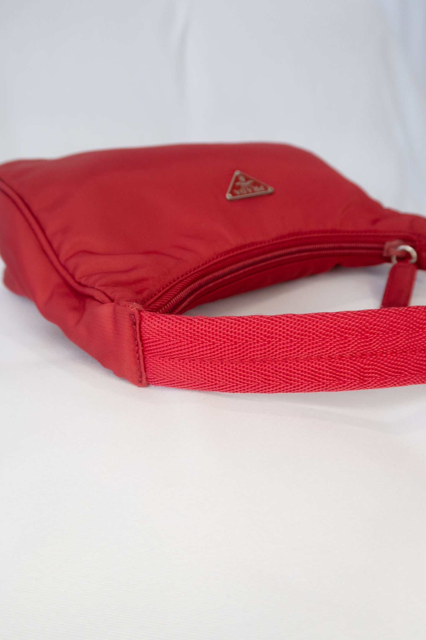 Prada Red Tessuto Nylon Bag
