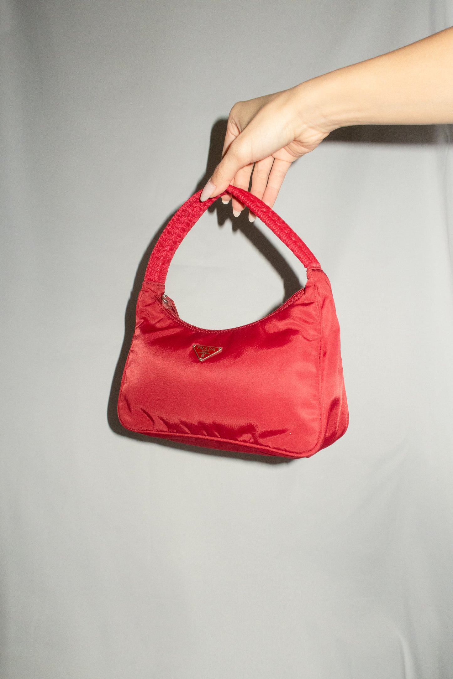 Prada Red Tessuto Nylon Bag