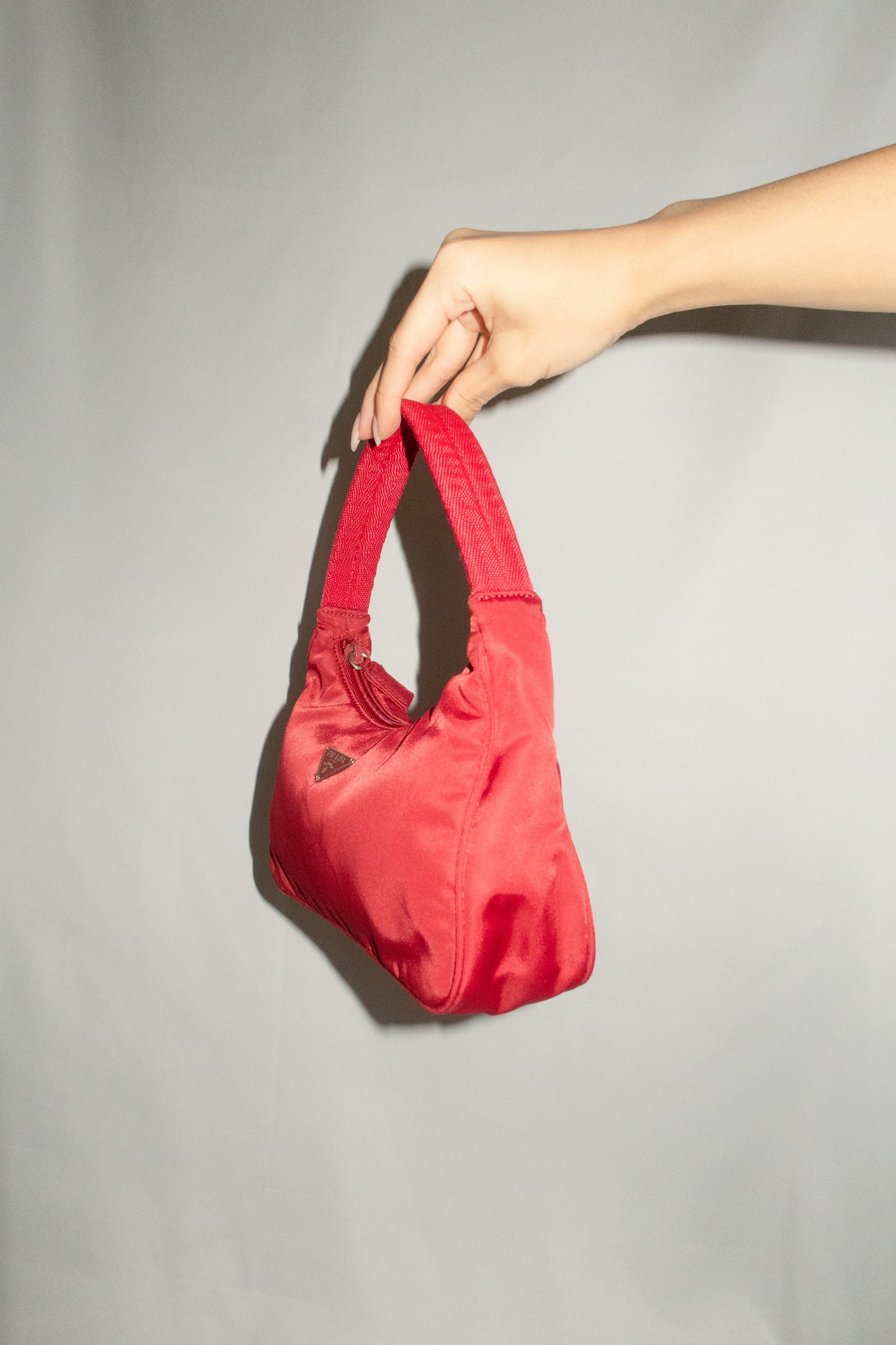 Prada Red Tessuto Nylon Bag