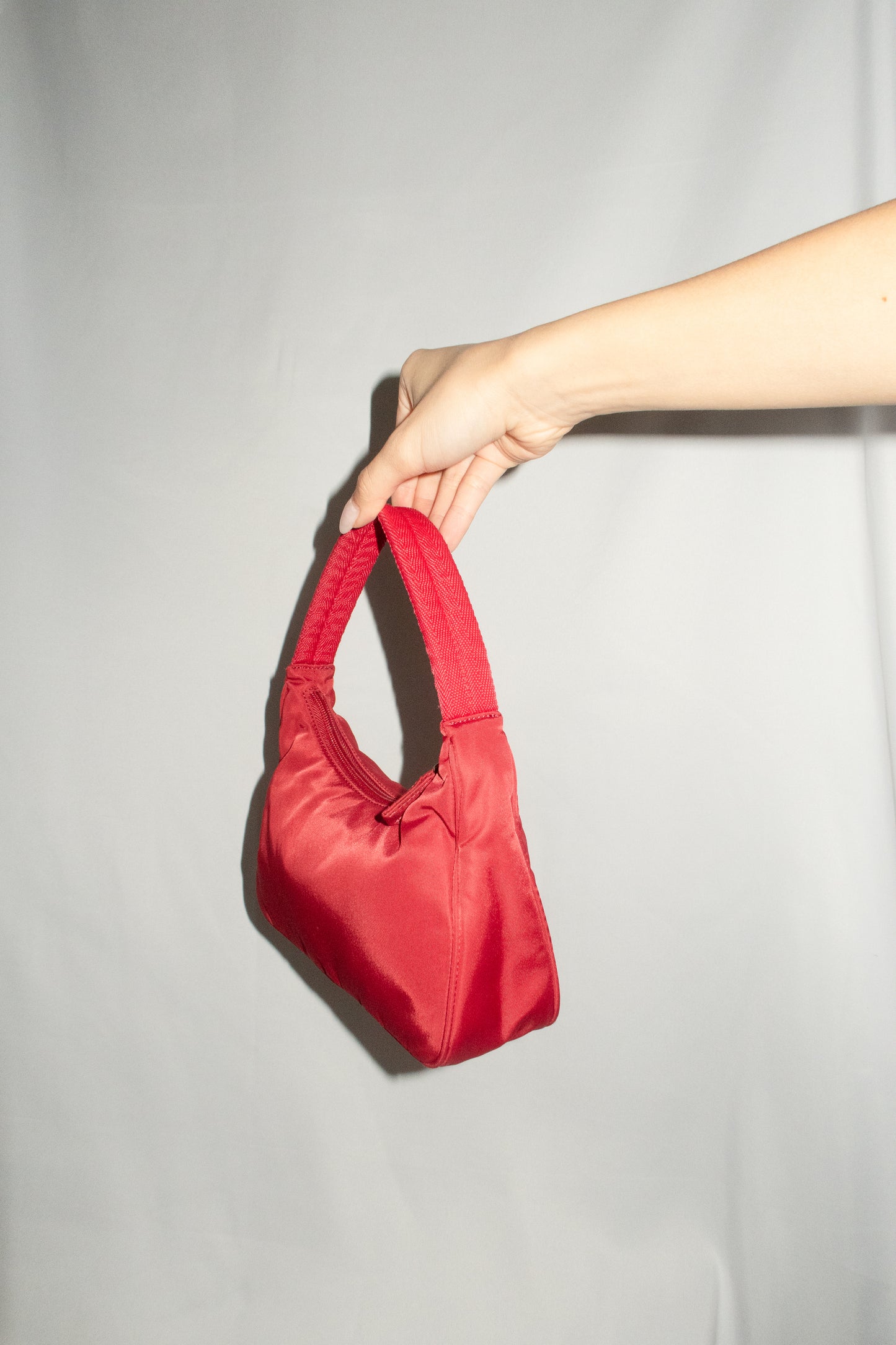 Prada Red Tessuto Nylon Bag