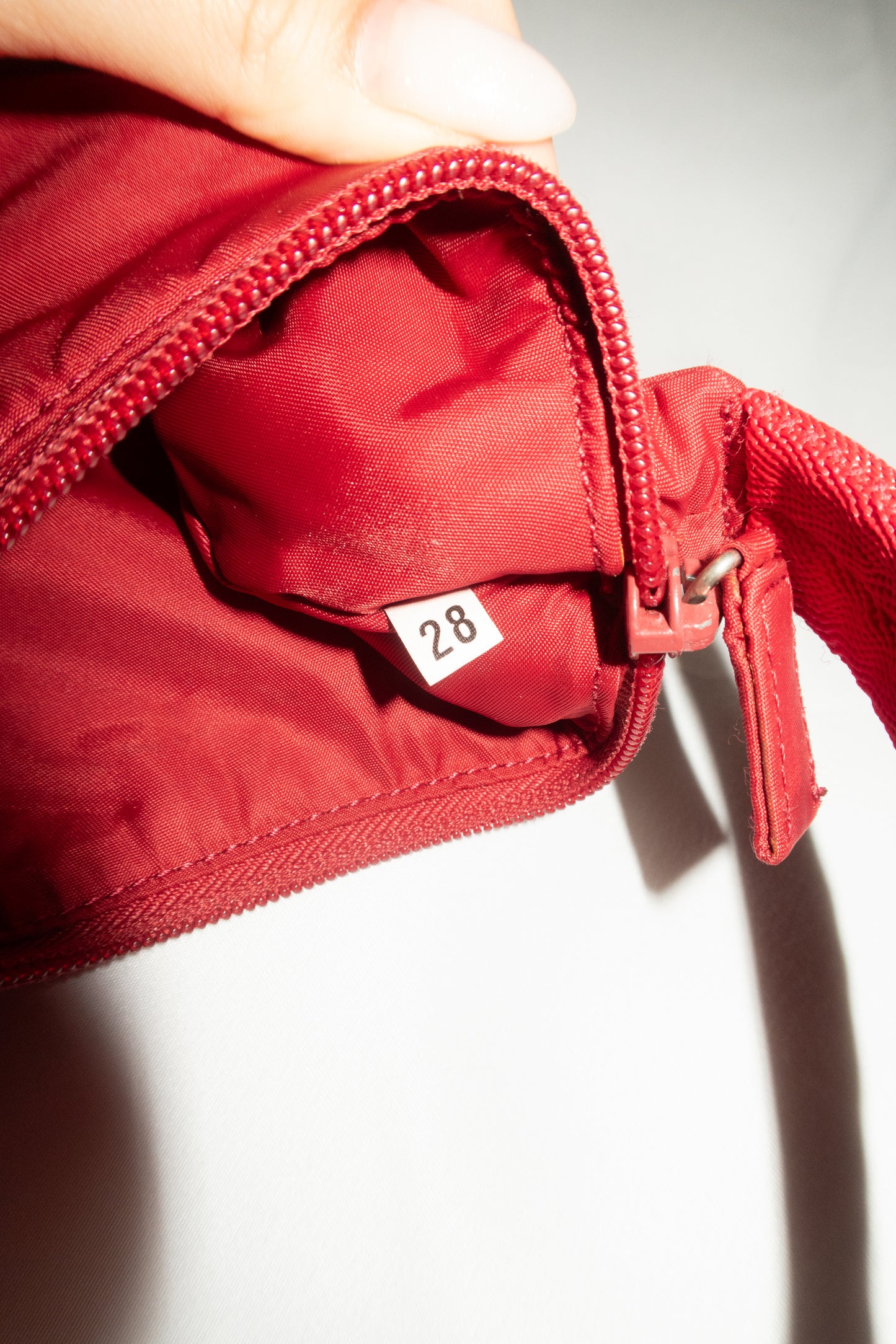 Prada Red Tessuto Nylon Bag