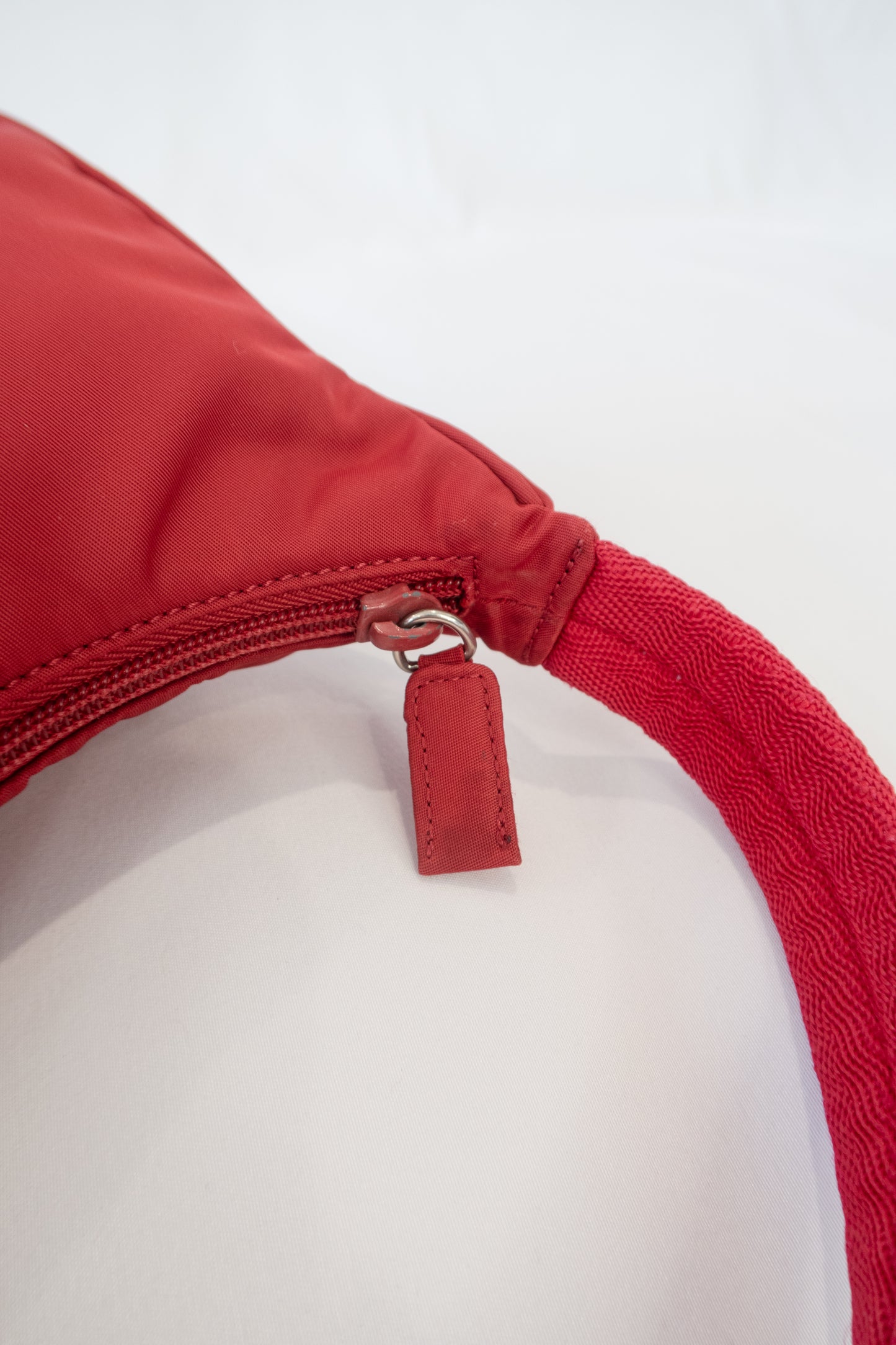 Prada Red Tessuto Nylon Bag