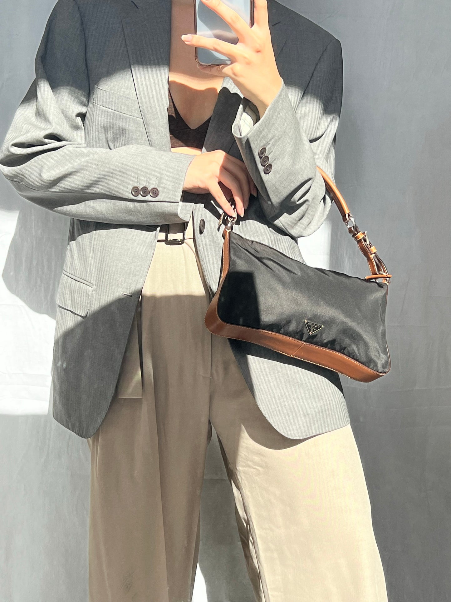 Prada Tessuto Nylon Shoulder Bag