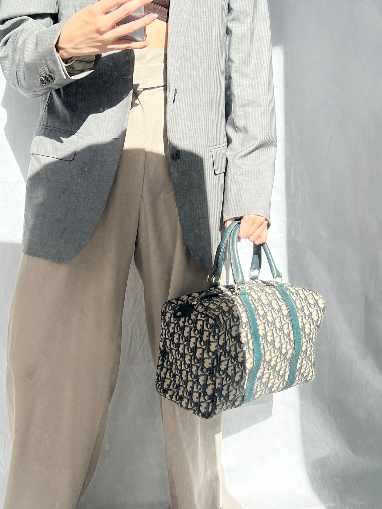 Christian Dior Vintage Trotter Boston Bag