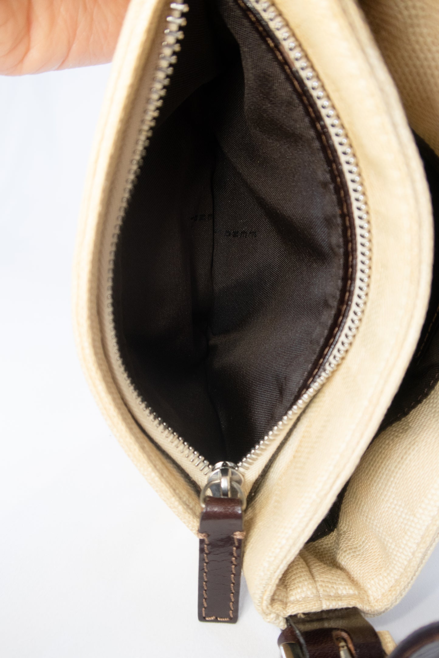 Fendi Zucca Baguette Shoulder Bag