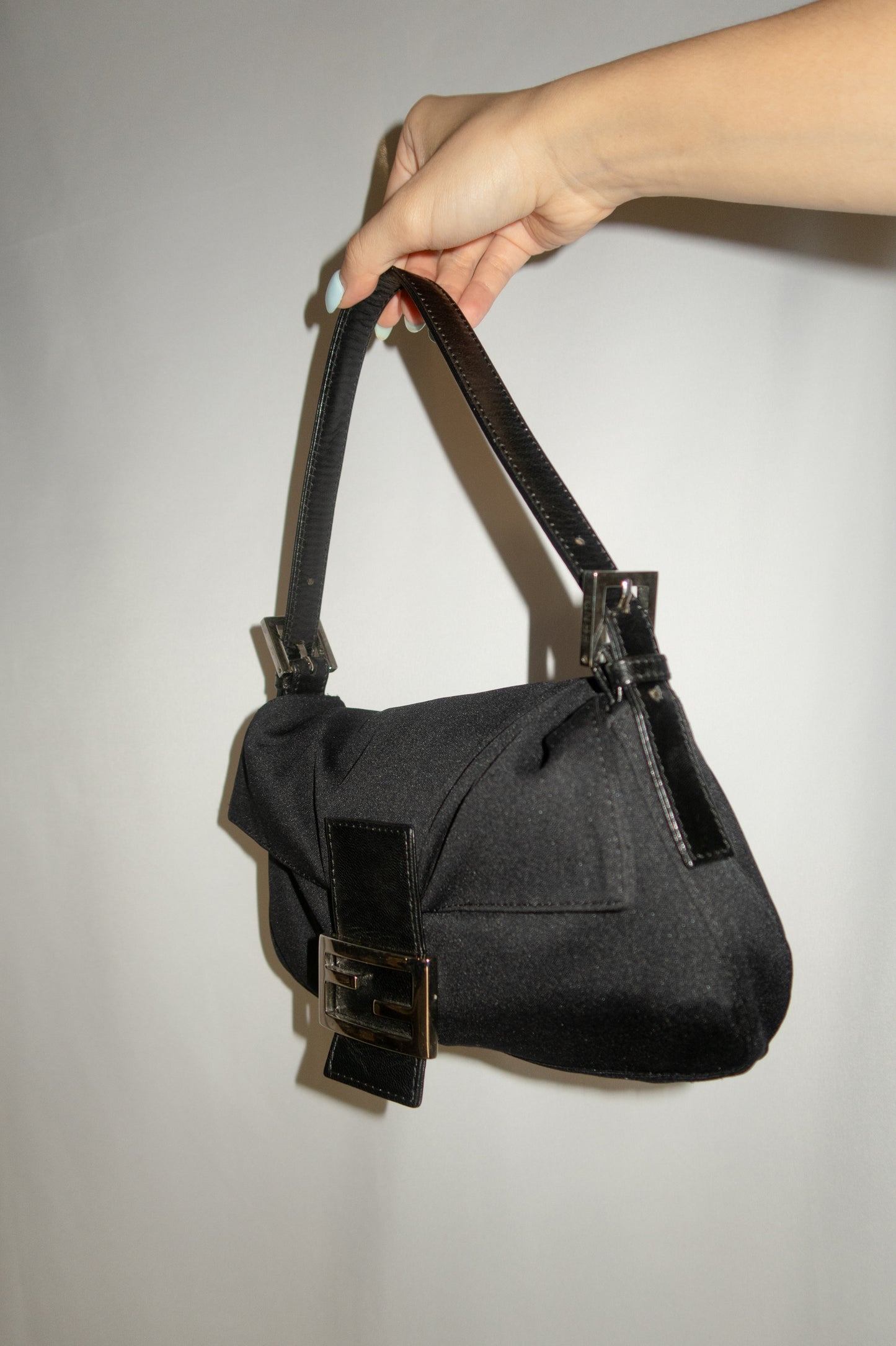 Fendi Baguette Black Shoulder Bag
