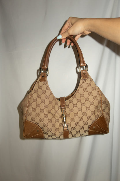 Gucci GG Nailhead Jackie Bardot Bag