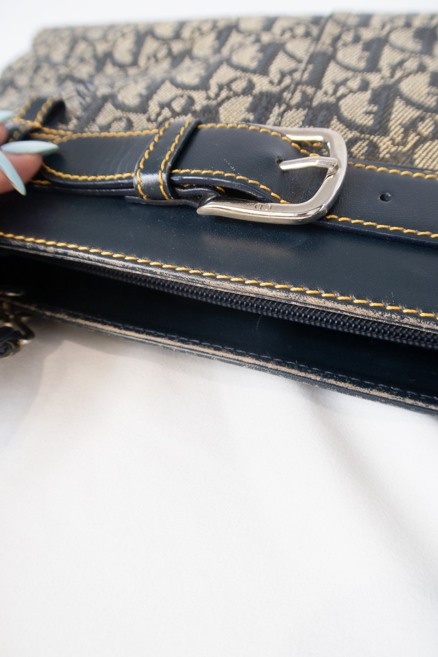 Christian Dior Trotter Jeans Pocket Tote Bag