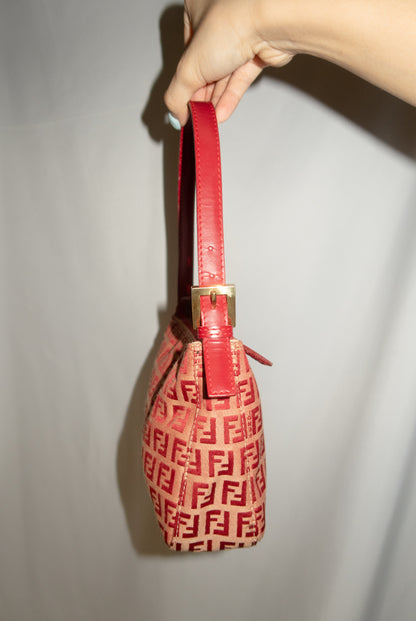 Fendi Zucchino Pochette Shoulder Bag