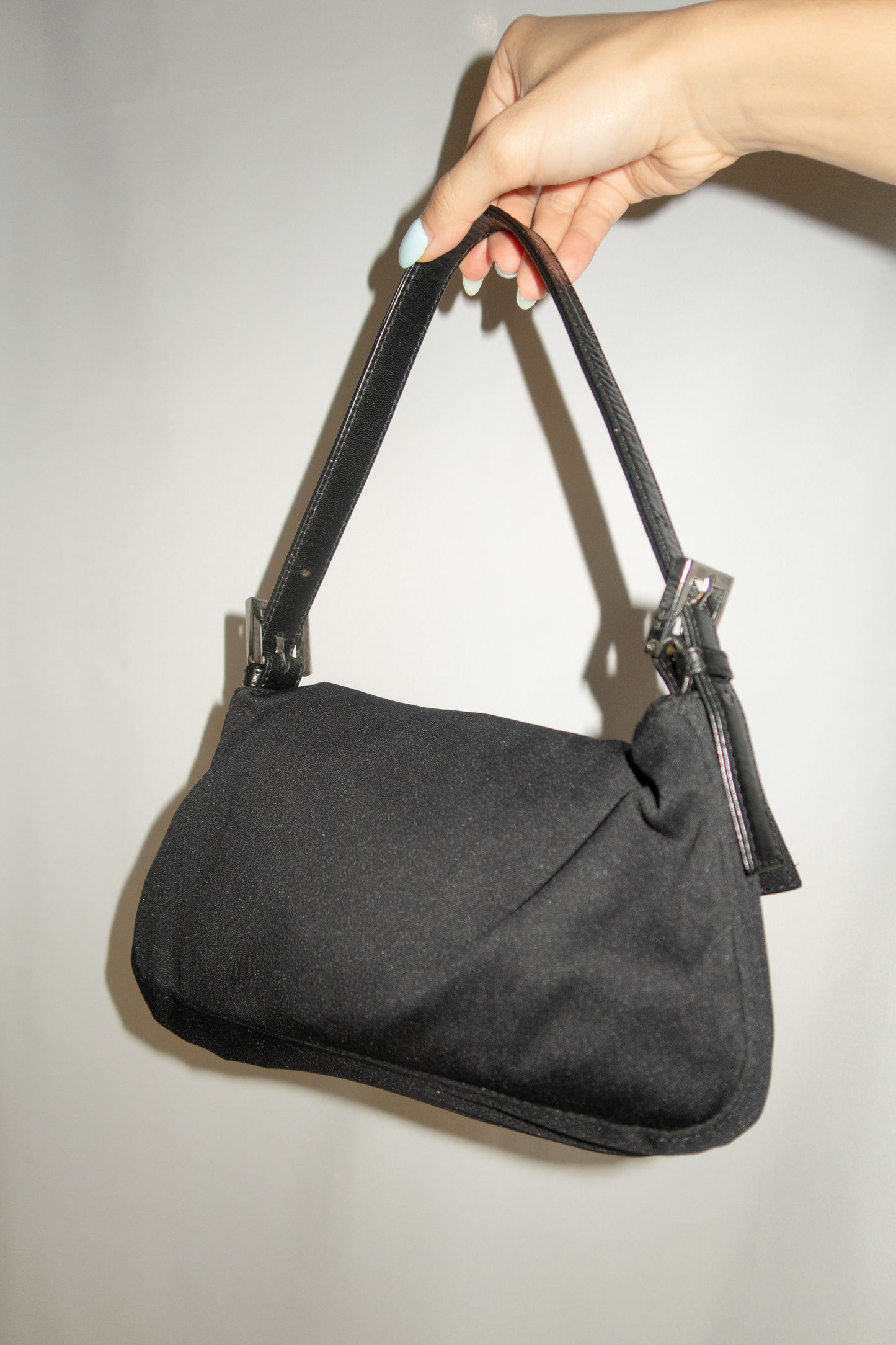 Fendi Baguette Black Shoulder Bag