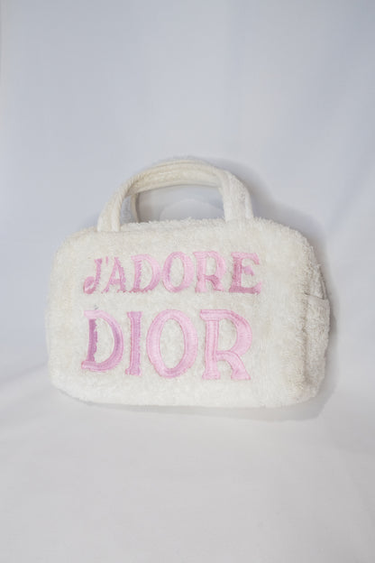 Dior J'adore Terry Cloth Mini Bowler Bag