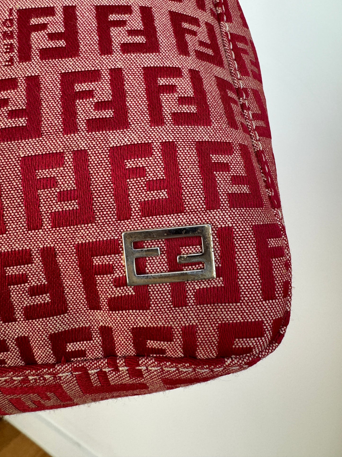 Fendi Zucchino Pochette Shoulder Bag