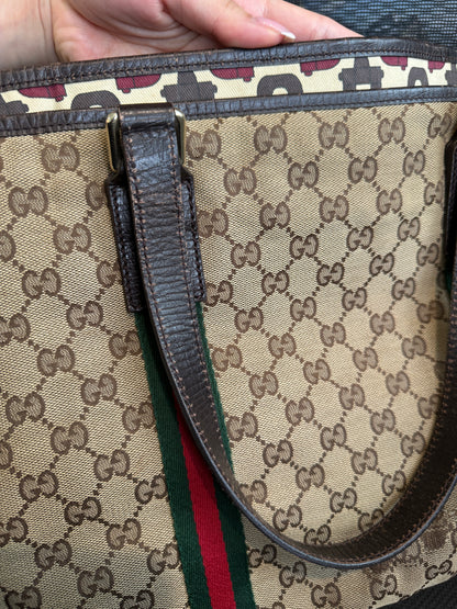 Gucci Monogram Medium Jolicoeur Tote Bag