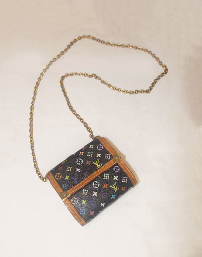 Louis Vuitton Multicolor Portefeuille Elise Wallet on Chain