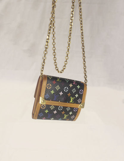 Louis Vuitton Multicolor Portefeuille Elise Wallet on Chain