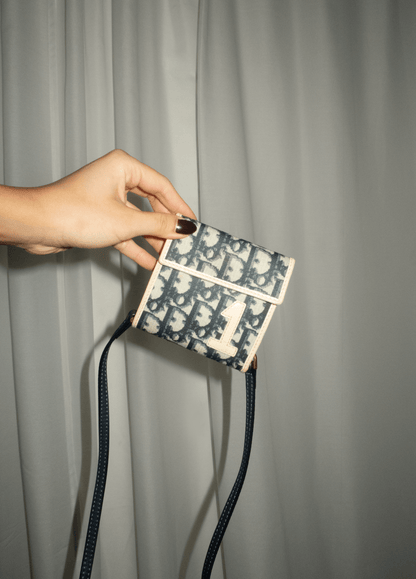 Christian Dior Monogram Wallet on Strap