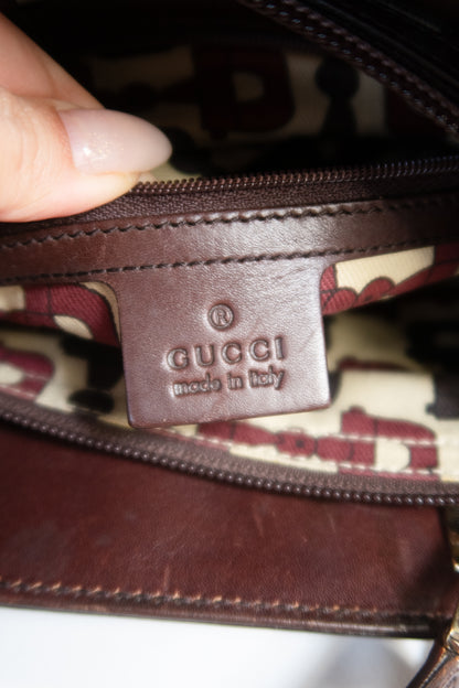 Gucci Guccissima Punch Leather Tote Bag