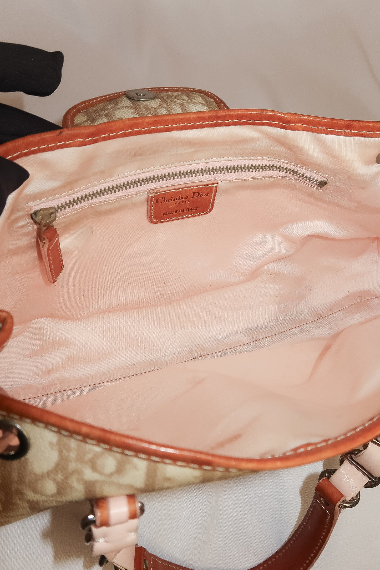 Dior Romantique Pink Heart Locket Trotter Bag