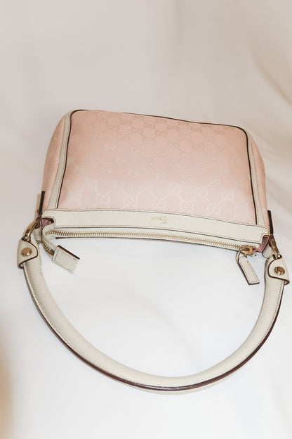 Gucci GG Pink Canvas Shoulder Bag