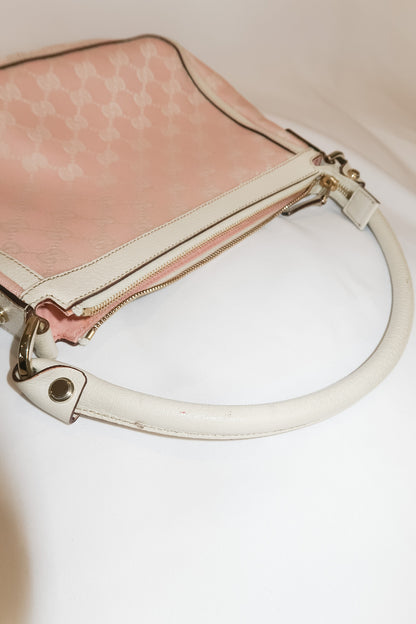 Gucci GG Pink Canvas Shoulder Bag