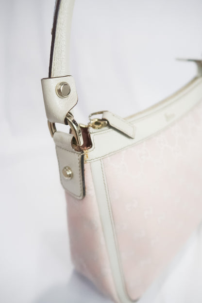 Gucci GG Pink Canvas Shoulder Bag