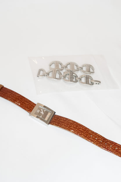 Dior Malice Brown Monogram Watch