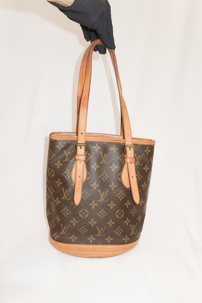 Louis Vuitton Monogram Canvas PM Bucket Bag