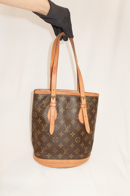 Louis Vuitton Monogram Canvas PM Bucket Bag