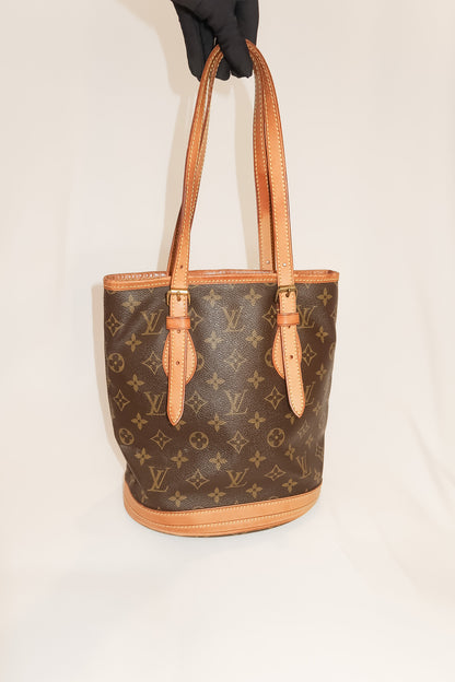 Louis Vuitton Monogram Canvas PM Bucket Bag