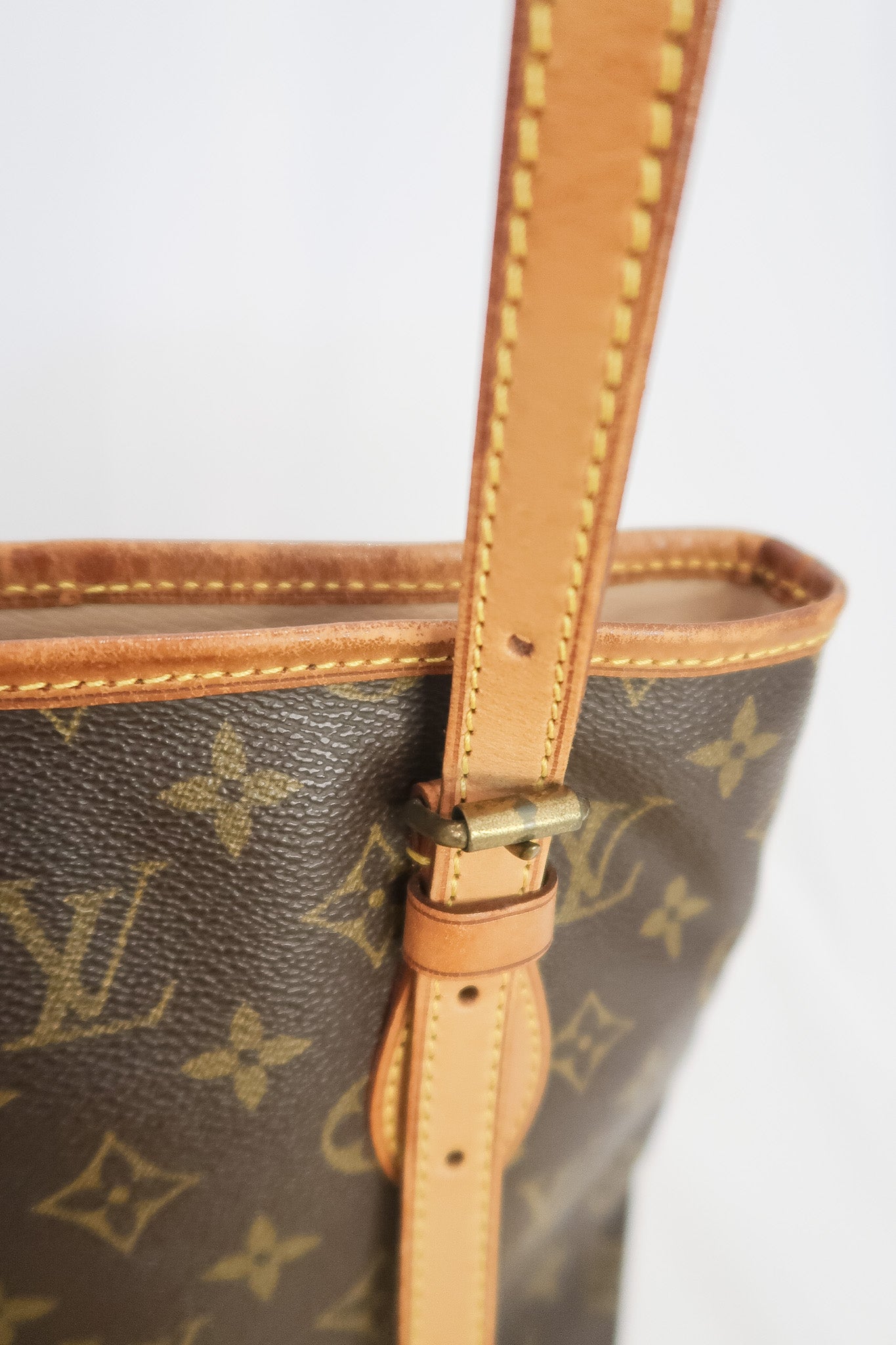 Louis Vuitton Monogram Canvas PM Bucket Bag