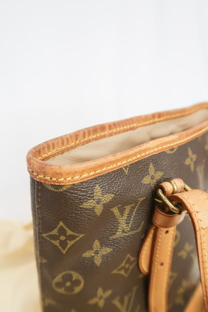 Louis Vuitton Monogram Canvas PM Bucket Bag