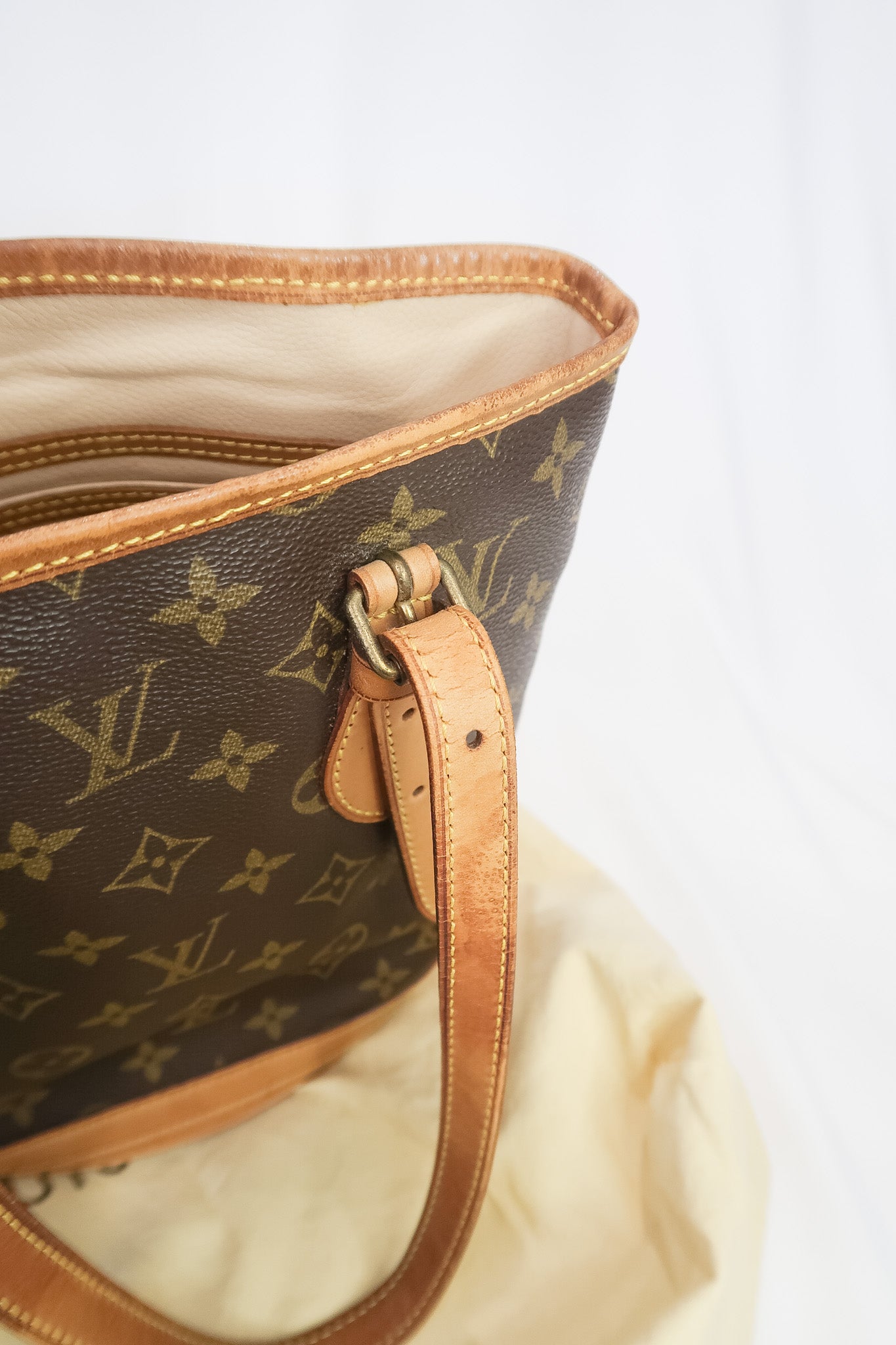 Louis Vuitton Monogram Canvas PM Bucket Bag