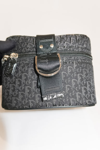 Dior Black Diorissimo Monogram Vanity Case Bag