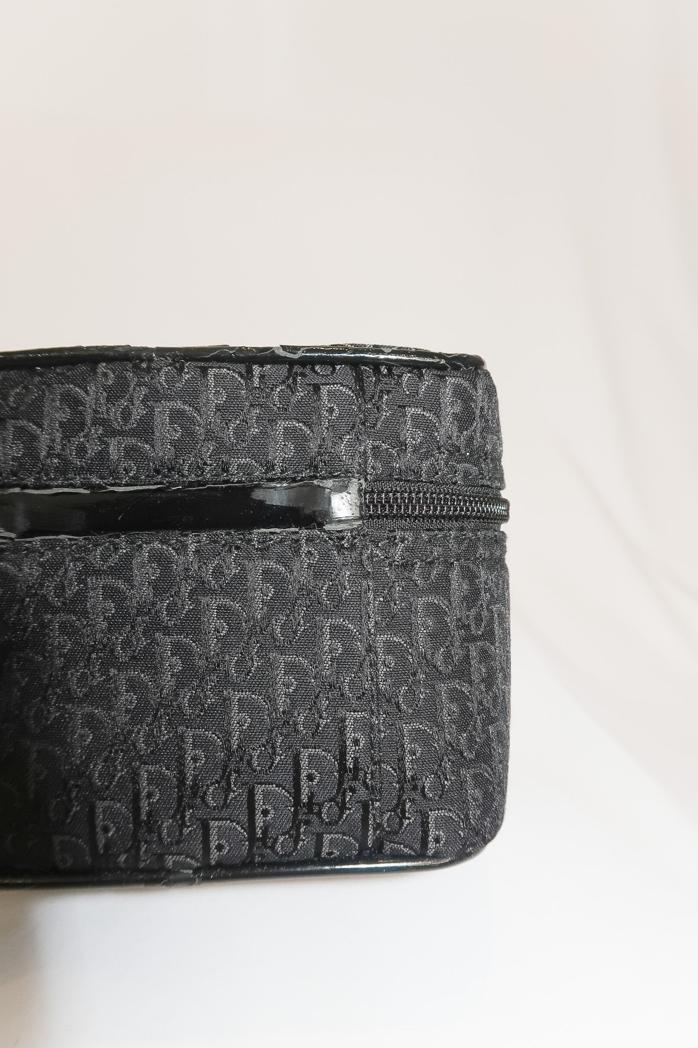 Dior Black Diorissimo Monogram Vanity Case Bag